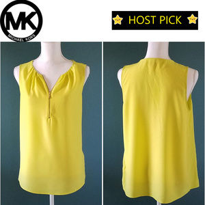 Women's Blouse Michael Kors Yellow Size M